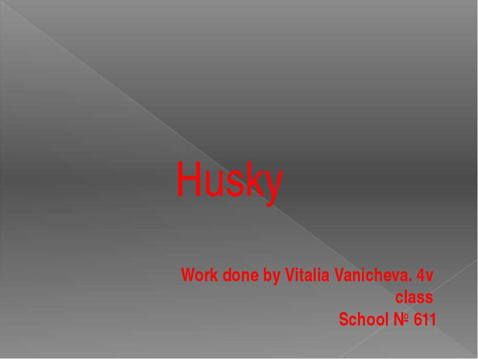 Husky - Класс учебник | Академический школьный учебник скачать | Сайт школьных книг учебников uchebniki.org.ua