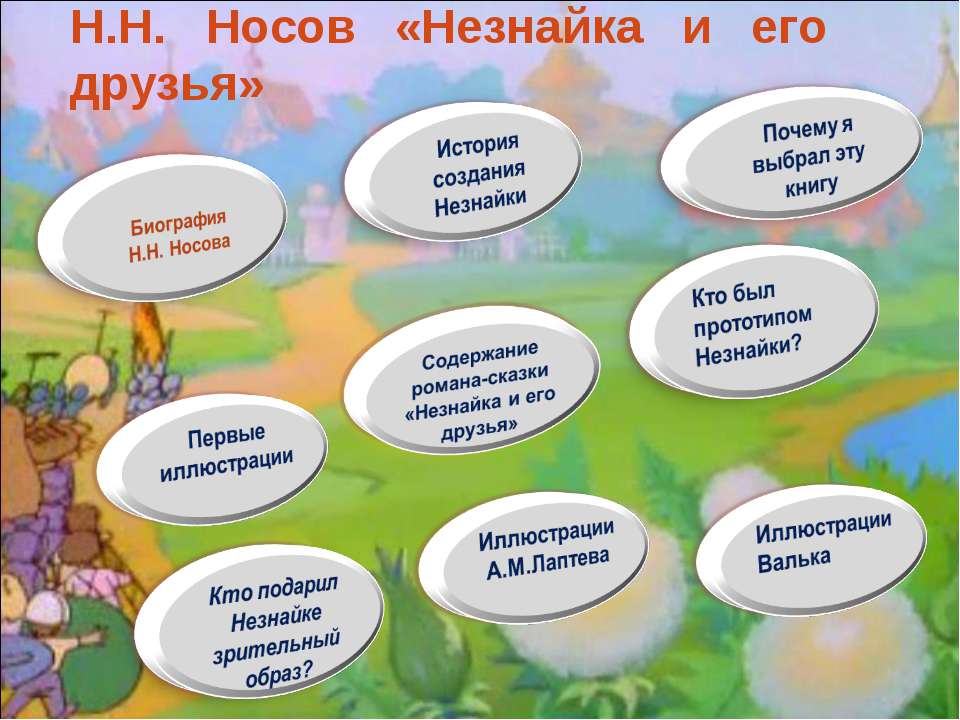 Н.Н. Носов «Незнайка и его друзья» - Класс учебник | Академический школьный учебник скачать | Сайт школьных книг учебников uchebniki.org.ua