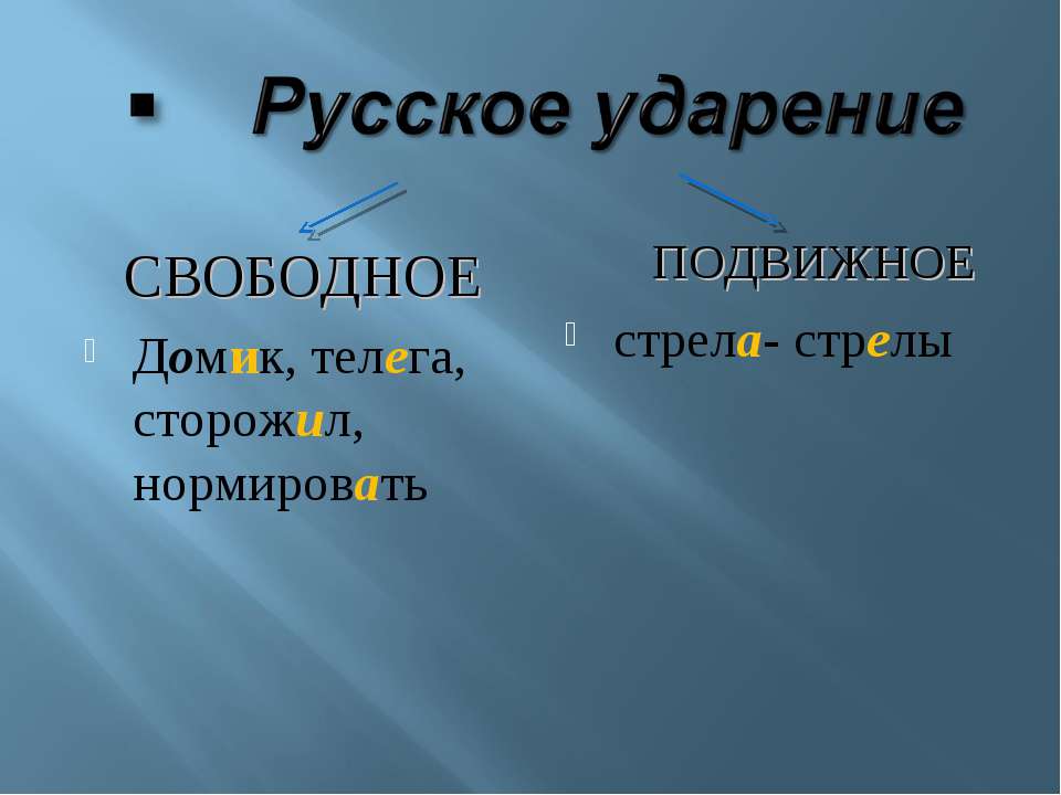 Русское ударение - Класс учебник | Академический школьный учебник скачать | Сайт школьных книг учебников uchebniki.org.ua