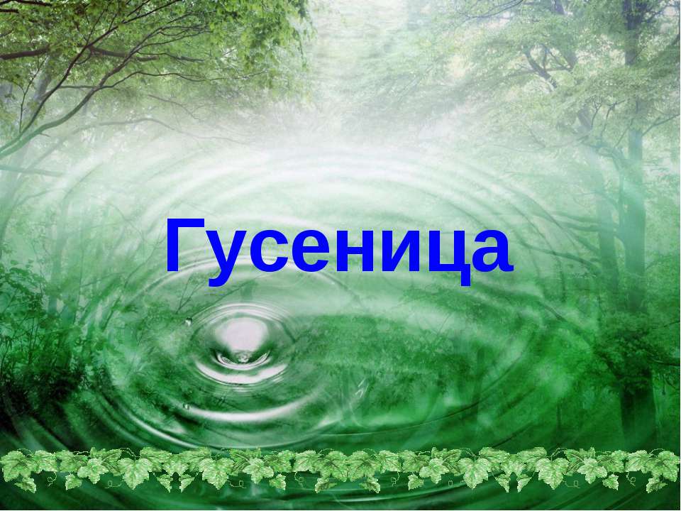 Гусеница - Класс учебник | Академический школьный учебник скачать | Сайт школьных книг учебников uchebniki.org.ua