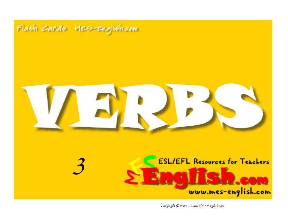 Verbs 3 - Класс учебник | Академический школьный учебник скачать | Сайт школьных книг учебников uchebniki.org.ua