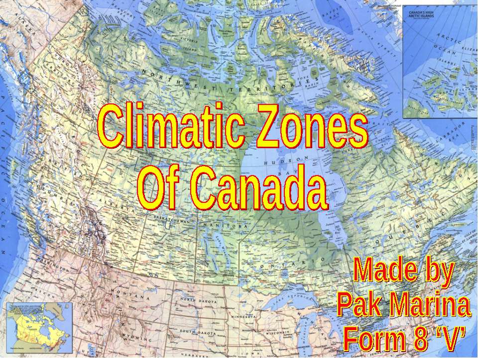 Climatic Zones of Canada - Класс учебник | Академический школьный учебник скачать | Сайт школьных книг учебников uchebniki.org.ua