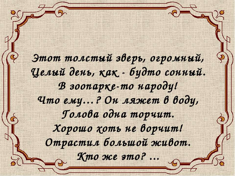 Бегемот - Класс учебник | Академический школьный учебник скачать | Сайт школьных книг учебников uchebniki.org.ua