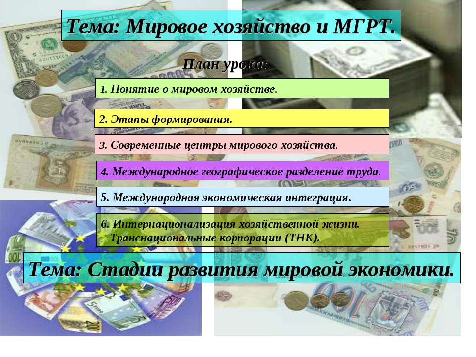 Мировое хозяйство и МГРТ - Класс учебник | Академический школьный учебник скачать | Сайт школьных книг учебников uchebniki.org.ua