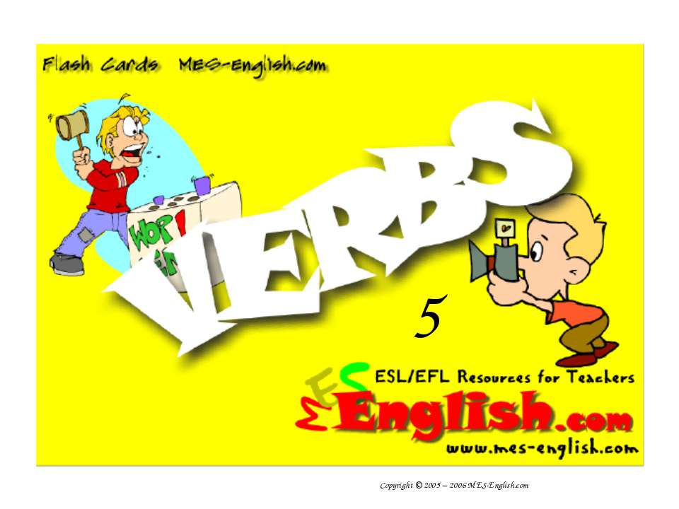 Verbs 5 - Класс учебник | Академический школьный учебник скачать | Сайт школьных книг учебников uchebniki.org.ua