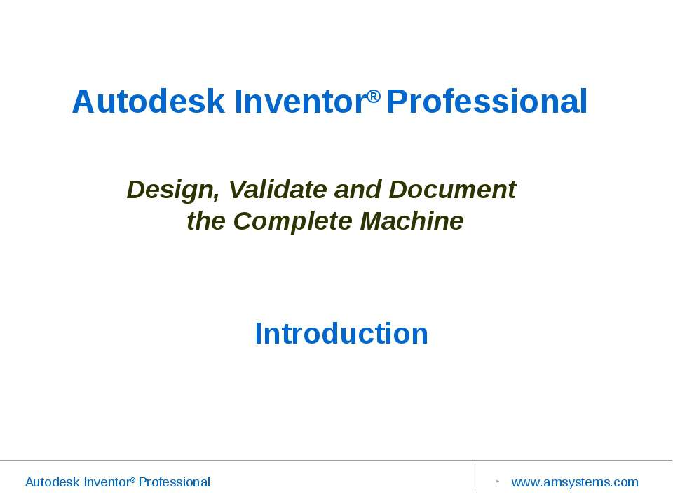 Autodesk Inventor® Professional - Класс учебник | Академический школьный учебник скачать | Сайт школьных книг учебников uchebniki.org.ua