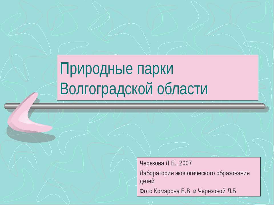 Природные парки Волгоградской области - Класс учебник | Академический школьный учебник скачать | Сайт школьных книг учебников uchebniki.org.ua