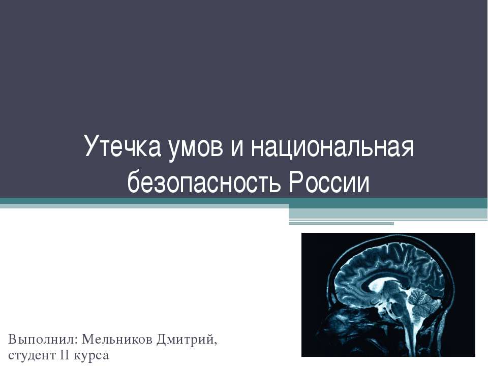 Утечка умов и национальная безопасность России - Класс учебник | Академический школьный учебник скачать | Сайт школьных книг учебников uchebniki.org.ua