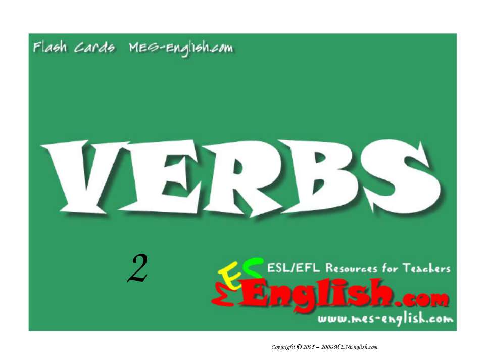 Verbs 2 - Класс учебник | Академический школьный учебник скачать | Сайт школьных книг учебников uchebniki.org.ua
