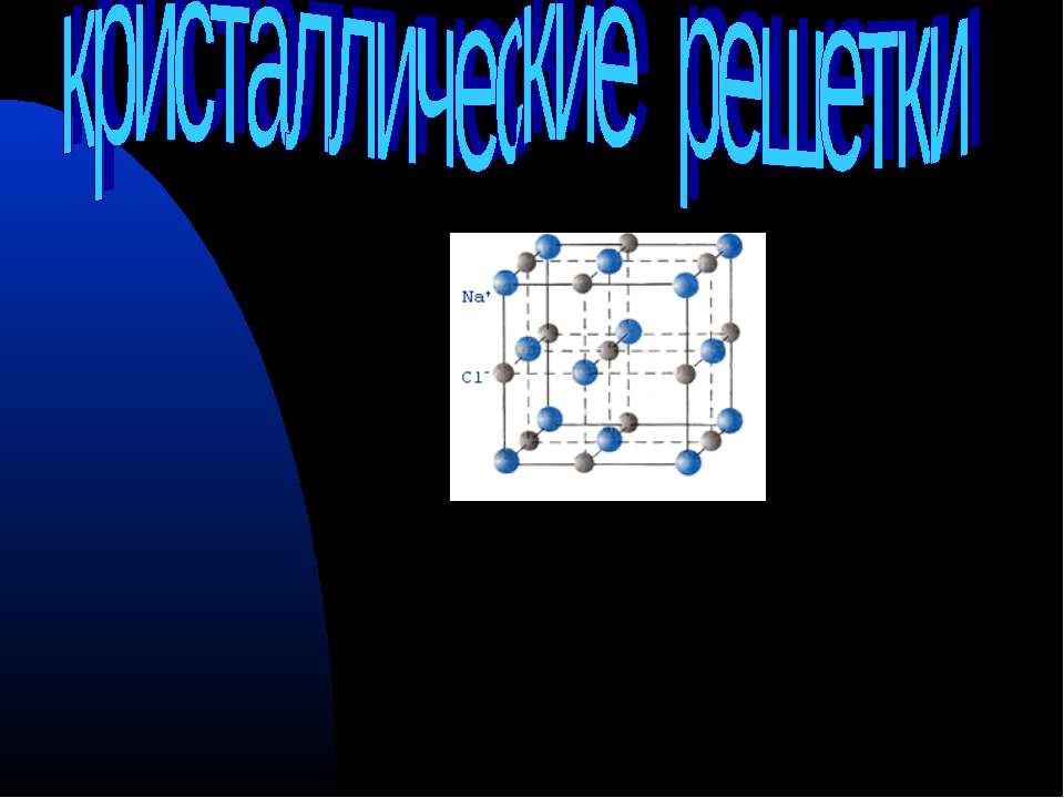 Кристаллические решетки - Класс учебник | Академический школьный учебник скачать | Сайт школьных книг учебников uchebniki.org.ua