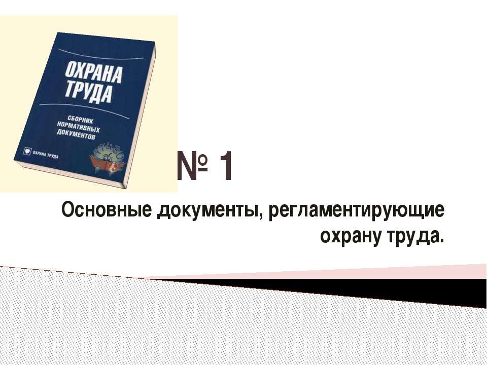 Основные документы, регламентирующие охрану труда - Класс учебник | Академический школьный учебник скачать | Сайт школьных книг учебников uchebniki.org.ua