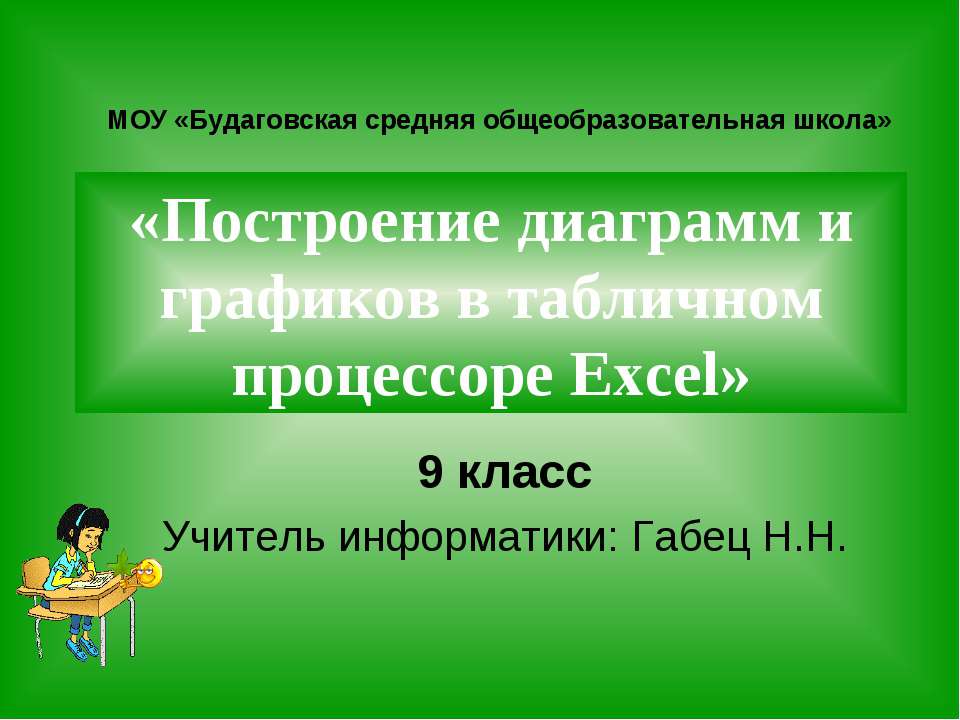 Построение диаграмм и графиков в табличном процессоре Excel - Класс учебник | Академический школьный учебник скачать | Сайт школьных книг учебников uchebniki.org.ua