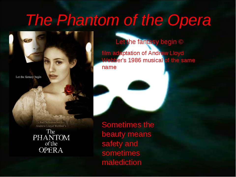 The Phantom of the Opera - Класс учебник | Академический школьный учебник скачать | Сайт школьных книг учебников uchebniki.org.ua