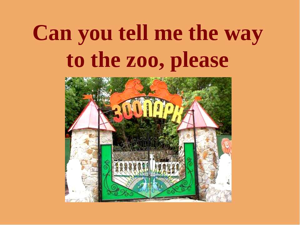 Can you tell me the way to the zoo, please - Класс учебник | Академический школьный учебник скачать | Сайт школьных книг учебников uchebniki.org.ua