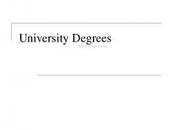 University Degrees - Класс учебник | Академический школьный учебник скачать | Сайт школьных книг учебников uchebniki.org.ua