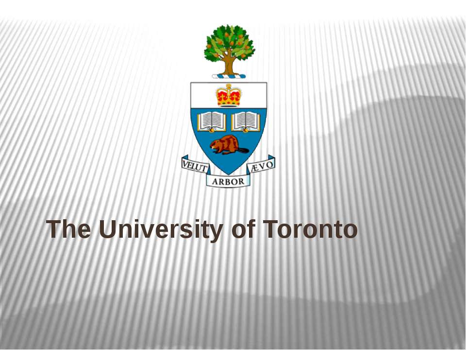 The University of Toronto - Класс учебник | Академический школьный учебник скачать | Сайт школьных книг учебников uchebniki.org.ua