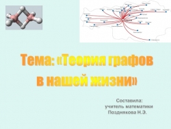 Урок по теме "Теория графов в нашей жизни" - Класс учебник | Академический школьный учебник скачать | Сайт школьных книг учебников uchebniki.org.ua