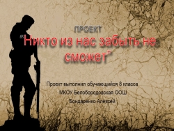 Презентация "Никто из нас забыть не сможет" - Класс учебник | Академический школьный учебник скачать | Сайт школьных книг учебников uchebniki.org.ua