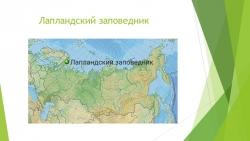 Презентация по географии "Лапландский заповедник" - Класс учебник | Академический школьный учебник скачать | Сайт школьных книг учебников uchebniki.org.ua