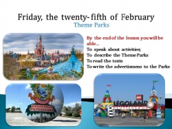 Презентация по английскому языку на тему "Theme Parks" (7 класс) - Класс учебник | Академический школьный учебник скачать | Сайт школьных книг учебников uchebniki.org.ua