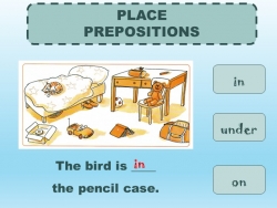 Презентация по английскому языку на тему "Prepositions of place" (2 класс) - Класс учебник | Академический школьный учебник скачать | Сайт школьных книг учебников uchebniki.org.ua