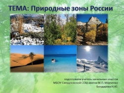 Обобщая угра по разделу "Природные зоны России". - Класс учебник | Академический школьный учебник скачать | Сайт школьных книг учебников uchebniki.org.ua