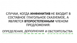 Случаи, когда инфинитив является второстепенным членом предложения - Класс учебник | Академический школьный учебник скачать | Сайт школьных книг учебников uchebniki.org.ua