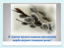 Презентация урока "Вербное воскресенье" - Класс учебник | Академический школьный учебник скачать | Сайт школьных книг учебников uchebniki.org.ua