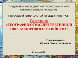 Презентация по географии "География отраслей третичной сферы мирового хозяйства" - Класс учебник | Академический школьный учебник скачать | Сайт школьных книг учебников uchebniki.org.ua