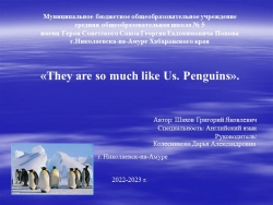 «They are so much like Us. Penguins». - Класс учебник | Академический школьный учебник скачать | Сайт школьных книг учебников uchebniki.org.ua