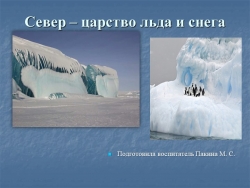 Презентация "Север- царство льда и снега" - Класс учебник | Академический школьный учебник скачать | Сайт школьных книг учебников uchebniki.org.ua