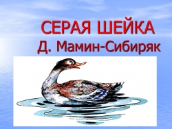 Внеклассное занятие по чтению в 3 классе Д. Мамин-Сибиряк "Серая Шейка" - Класс учебник | Академический школьный учебник скачать | Сайт школьных книг учебников uchebniki.org.ua