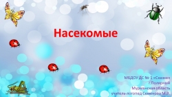 Презентация в старшей логопедической группе на тему: "Насекомые" - Класс учебник | Академический школьный учебник скачать | Сайт школьных книг учебников uchebniki.org.ua