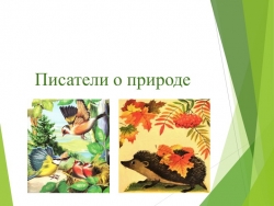 Презентация по литературе на тему "Писатели о природе" ( 6 класс АООП) - Класс учебник | Академический школьный учебник скачать | Сайт школьных книг учебников uchebniki.org.ua