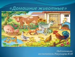 Презентация " Домашние животные" - Класс учебник | Академический школьный учебник скачать | Сайт школьных книг учебников uchebniki.org.ua