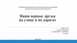 Проект по ПДД "Наши верные друзья" - Класс учебник | Академический школьный учебник скачать | Сайт школьных книг учебников uchebniki.org.ua