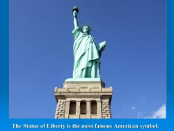 Презентация по английскому языку "The Statue of Liberty" - Класс учебник | Академический школьный учебник скачать | Сайт школьных книг учебников uchebniki.org.ua