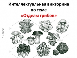 Интеллектуальная викторина по биологии "Отделы грибов" - Класс учебник | Академический школьный учебник скачать | Сайт школьных книг учебников uchebniki.org.ua