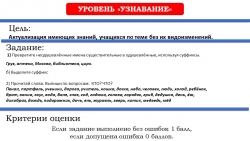 Презентация "Уровневые задания по русскому языку по теме "Части речи. Имя существительное 3 класс." - Класс учебник | Академический школьный учебник скачать | Сайт школьных книг учебников uchebniki.org.ua